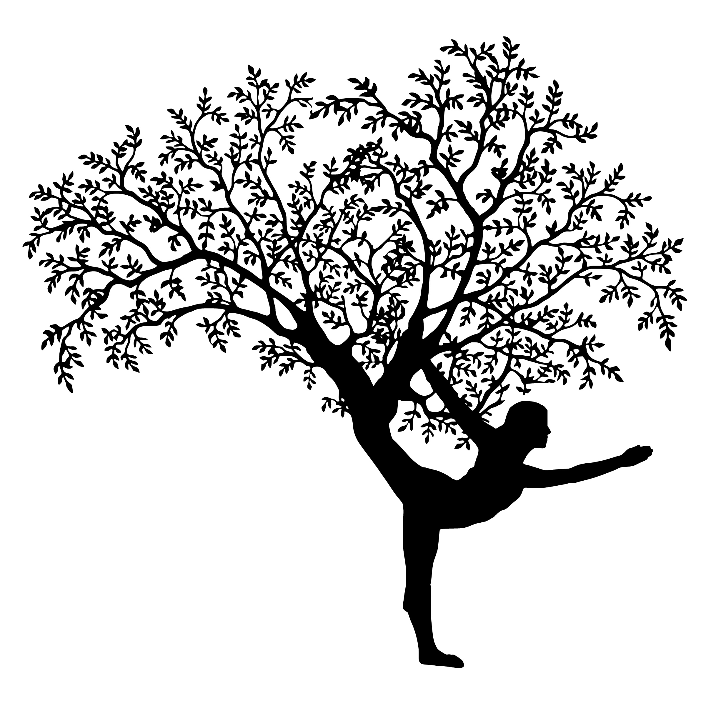 Woman Yoga Tree 2